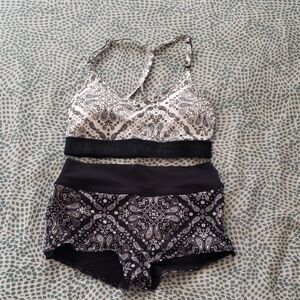 PINK Victoria's Secret Paisley Sport To Swim Bikini